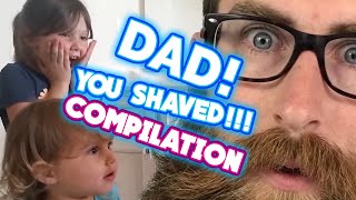 Best Dads Shaving Beards Surprise Compilation [upl. by Selfridge]