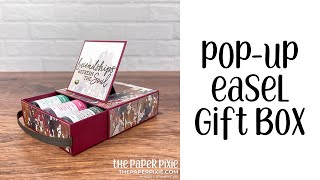 Pop Up Easel Gift Box Tutorial [upl. by Seroka1]