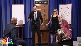 Pictionary with Kristen Bell Steve Harvey and Demi Lovato  Part 1 [upl. by Niehaus924]