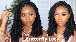 DISTRESSED BUTTERFLY LOCS TUTORIAL 🦋 NEW METHOD  Protective Style  Janet Collection Nala Tress [upl. by Golter374]