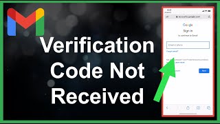 Gmail Verification Code Not Received [upl. by Ruthy]