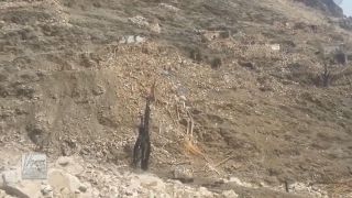 Raw video The MOAB aftermath in Afghanistan [upl. by Leon637]