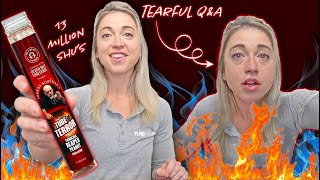 GIRL VS TUBE OF TERROR CHALLENGE  13 MILLION SCOVILLE [upl. by Hamlet]