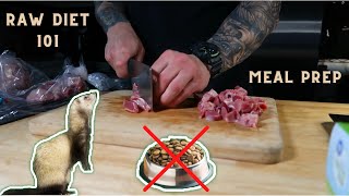 Ferret Raw Diet amp Meal Prep 101 [upl. by Erida]