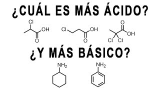 ACIDEZ Y BASICIDAD ORGÁNICA  Química Orgánica [upl. by Lamson791]