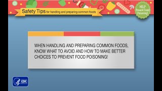 Safety Tips for Handling and Preparing Common Food [upl. by Dalia342]