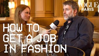 Rianne Van Rompaey asks David Sims how to become a fashion photographer  Vogue Paris [upl. by Llemor]