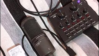 How to connect USB Condenser Microphone to V8 Soundcard [upl. by Tomas597]