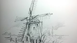 MOLEN tekenen voor beginners [upl. by Eednim]