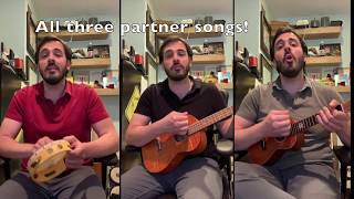 Three Partner Songs  Music With Mr DelGaudio  Elementary Music Activity [upl. by Ping10]