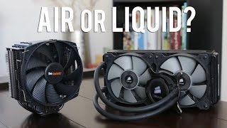 Air Coolers vs Liquid Coolers  What You Need to Know [upl. by Aikam]