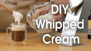 DIY whipped cream in 60 seconds [upl. by Claire]