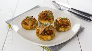 Ciuperci umplute cu pui  Stuffed Mushrooms CC Eng Sub  JamilaCuisine [upl. by Laeno]