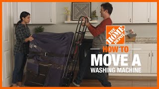 How to Move A Washing Machine  Washers amp Dryers  The Home Depot [upl. by Troy]