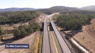 Toowoomba Second Range Crossing eastern section final flythrough [upl. by Llehsem]