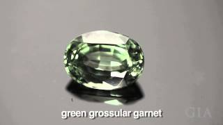 Green Garnets by GIA [upl. by Giesser]