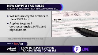 Taxes How to report crypto transactions to the IRS [upl. by Rakabuba162]