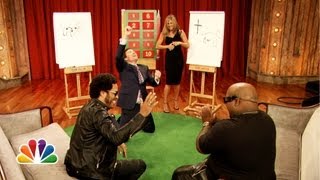 Pictionary with Jennifer Aniston Lenny Kravitz and CeeLo Green Part 2 [upl. by Anilatsyrc]