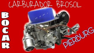 COMO SABER SI FUNCIONA BIEN MI CARBURADOR BOCAR 2G BROSOL SOLEX PIERBURG 2E [upl. by Diver]