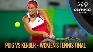 Monica Puig PUR vs Angelique Kerber GER  Womens Tennis Singles Final  Rio 2016 Replay [upl. by Trisha]