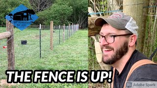 Stretch Woven Wire Fence by Yourself – Tips amp Tricks [upl. by Luebke786]