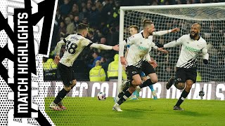 HIGHLIGHTS  Derby County Vs Bolton Wanderers [upl. by Euqilegna]