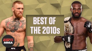 The best MMA fights of the decade McGregor vs Diaz Jones vs Gustafsson and more  ESPN MMA [upl. by Llerrehc]