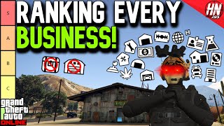 The ULTIMATE GTA Online Business Tier List [upl. by Ytsenoh]