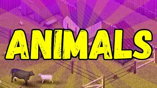 ANIMALS guide B42  PROJECT ZOMBOID [upl. by Notterb]