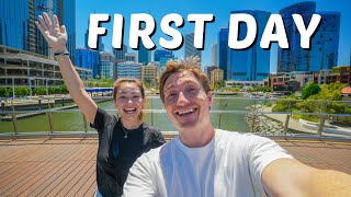 OUR FIRST DAY IN AUSTRALIA Perth [upl. by Iaw]