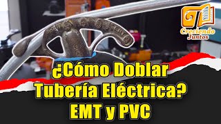 ¿Cómo doblar tubería Eléctrica EMT y PVC [upl. by Atteynek]