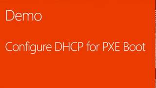 Configure DHCP scope for PXE Boot [upl. by Chaves]