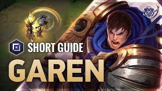 4 Minute Guide to Garen Top  Mobalytics Short Guides [upl. by Allveta47]