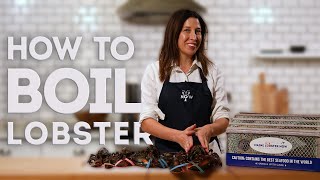 How To Boil Lobster  Maine Lobster Now [upl. by Polad]