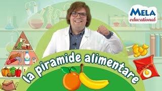 La piramide alimentare  Renato lo scienziato Educational MelaEducational [upl. by Navets]