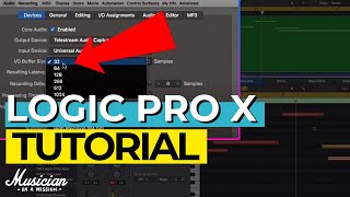 Logic Pro X Tutorial Everything You Need to Know [upl. by Reivaz]