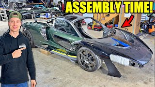 Rebuilding The Rarest Wrecked Mclaren Senna PART 5 [upl. by Relyk]