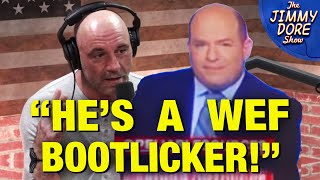 Rogan amp Taibbi EVISCERATE CNN’s Brian Stelter [upl. by Cadel]