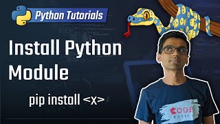 121  Install Python Module using pip Python 3 Programming Tutorials [upl. by Ardnikal998]