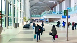 Arriving in Istanbul Airport Terminal Tour amp Walk to the Exit [upl. by Ade876]