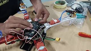 Assembling a Quadcopter using APM 28  Part 1 [upl. by Dlanod884]