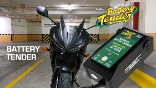 TUTORIAL Battery Tender Install and Demo  Honda CBR500R [upl. by Farika624]