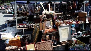 Toji Temple Fleamarket Antique MarketKyoto in Japan [upl. by Solley]