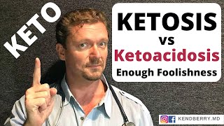 KETOSIS vs Ketoacidosis A Doctor Explains the Difference [upl. by Elisabeth]