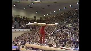 1975 Kyle Gayner balance beam gymnastics [upl. by Sholom390]