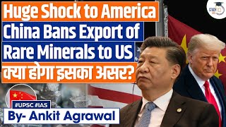 Tech Wars Why Has China Banned Exports Of Rare Minerals To US [upl. by Finegan]