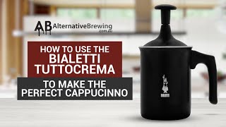 How to Use the Bialetti Tuttocrema Milk Frother [upl. by Eelir]