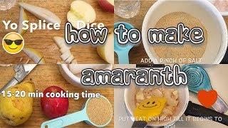 How To Make Amaranth  So EASY [upl. by Hall]