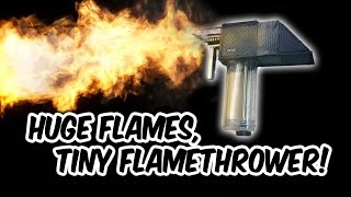 Awesome DIY Mini Flamethrower Complete Tutorial every step [upl. by Nahgem]