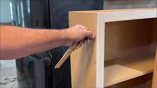 how to extend WALL CABINET depth to BASE CABINET depth [upl. by Bobby]